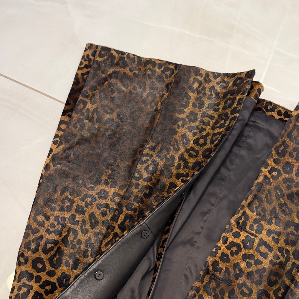 Carlisle Leopard Print Leather Jacket - Picture 7 of 15
